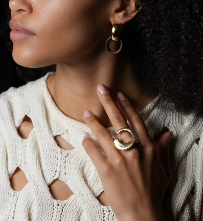 Fibonacci Spiral Ring