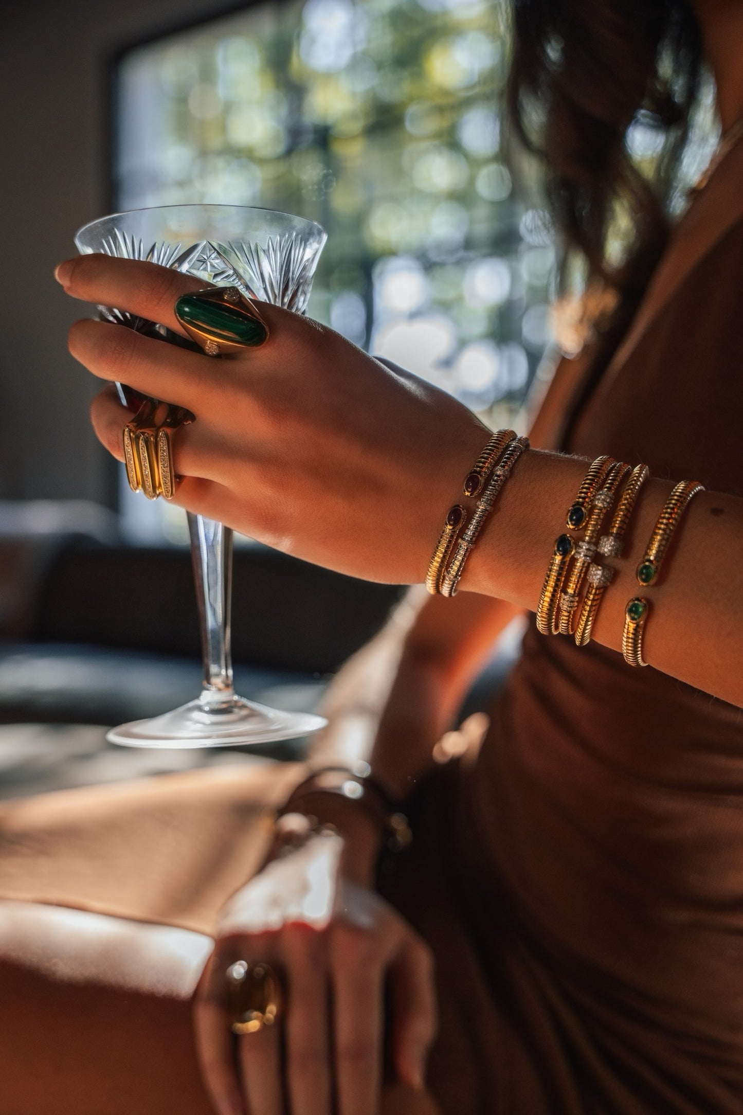 Tubogas Cube Bypass Diamond Bracelet