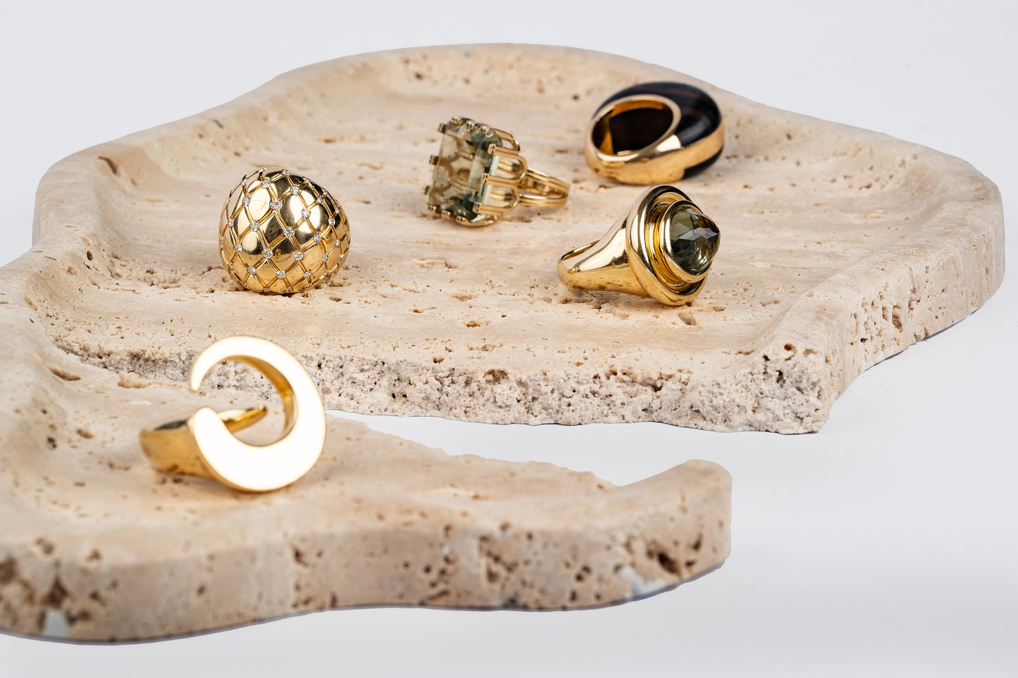 Artiglio OD Tourmaline Rectangle Ring