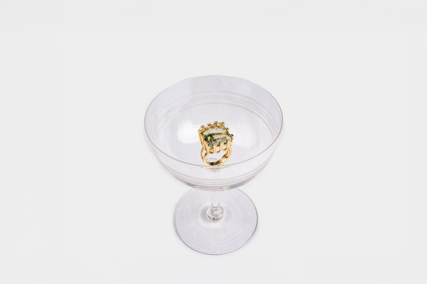 Artiglio Square OD Tourmaline Ring