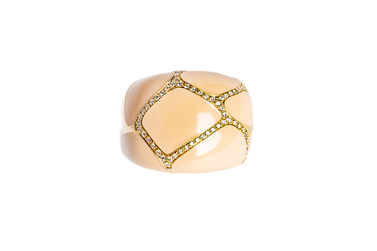 Enamel Giraffe Ring