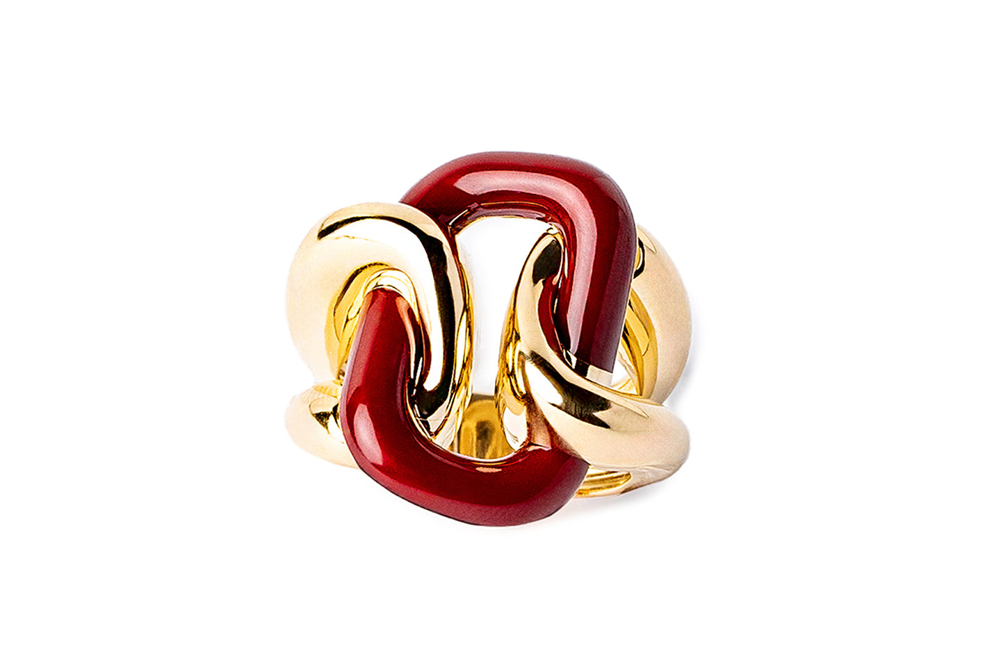 Enamel Buckle Ring