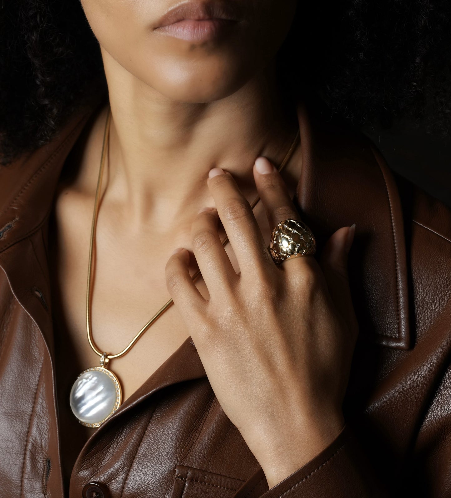 Basketweave Dome Ring