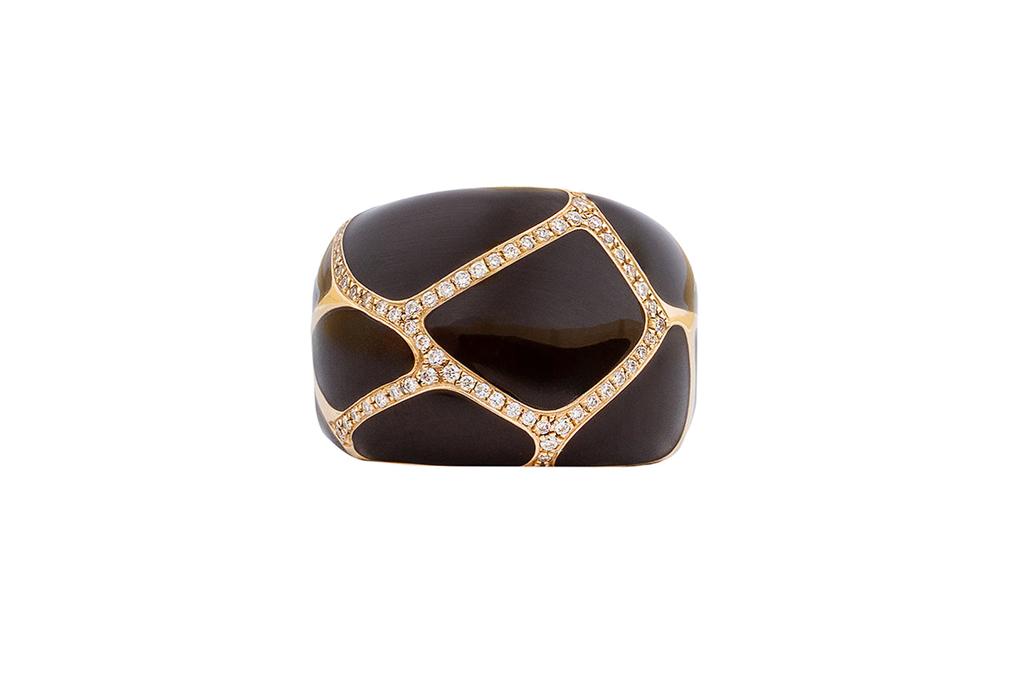 Enamel Giraffe Ring