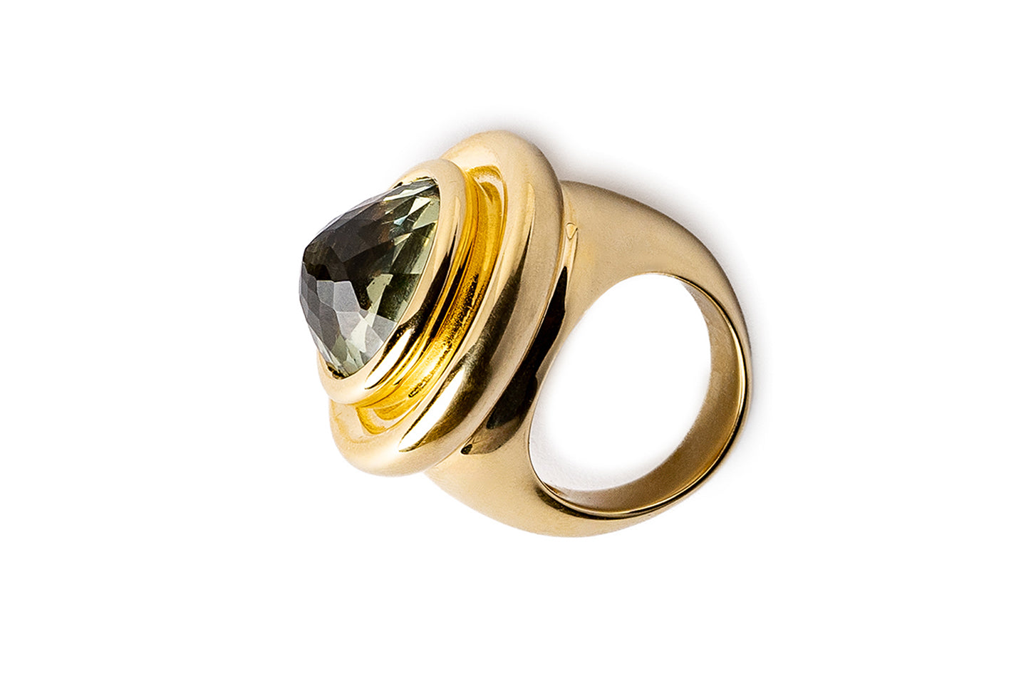 Pyramid OD Tourmaline Ring, One of a Kind