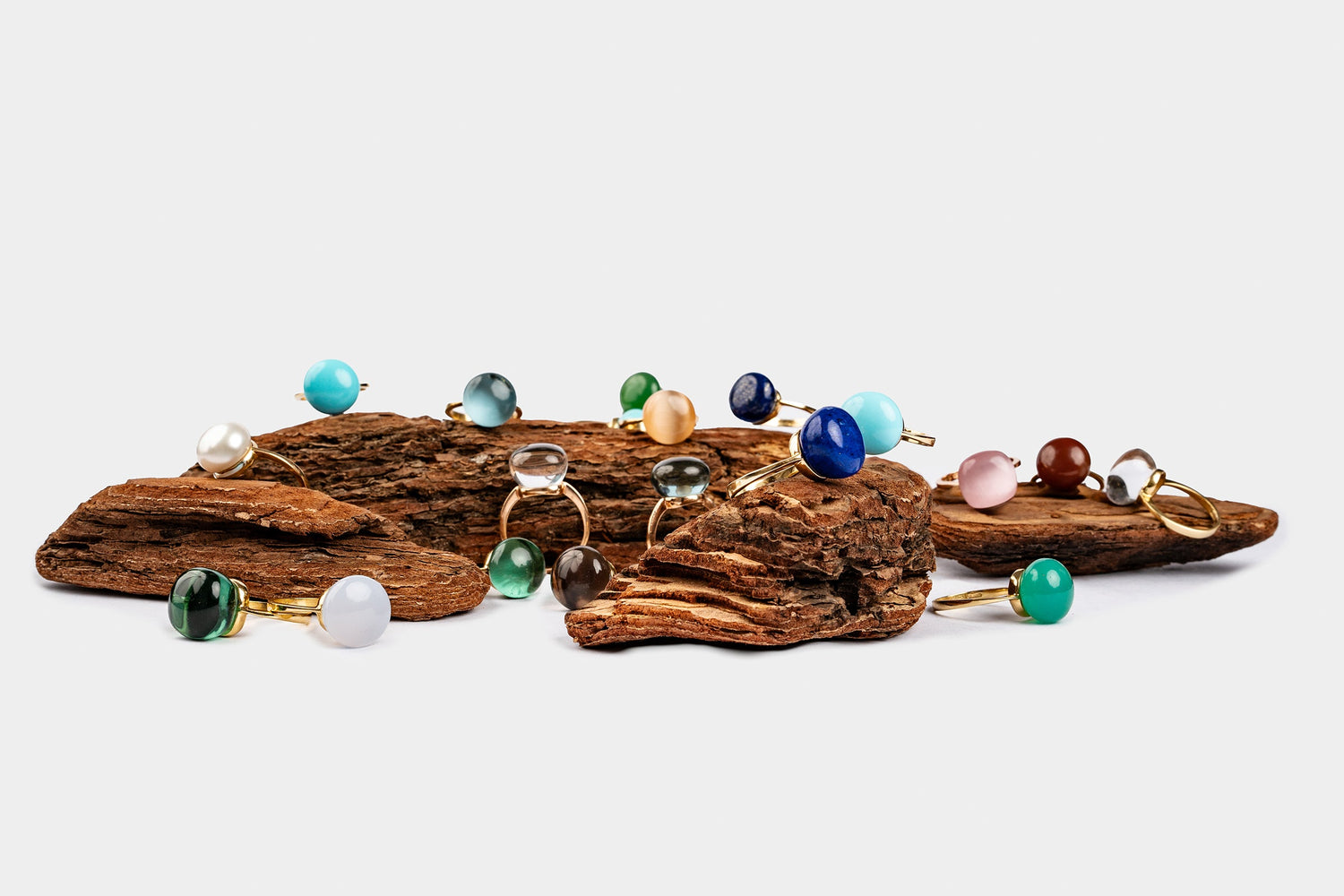 Cabochon Stacking Rings