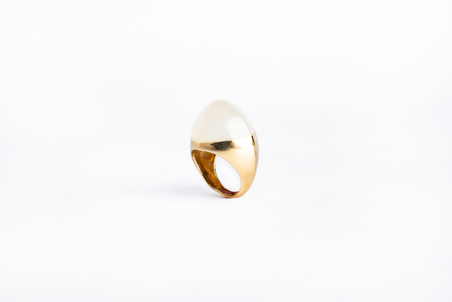 Cabochon Pyramid Ring