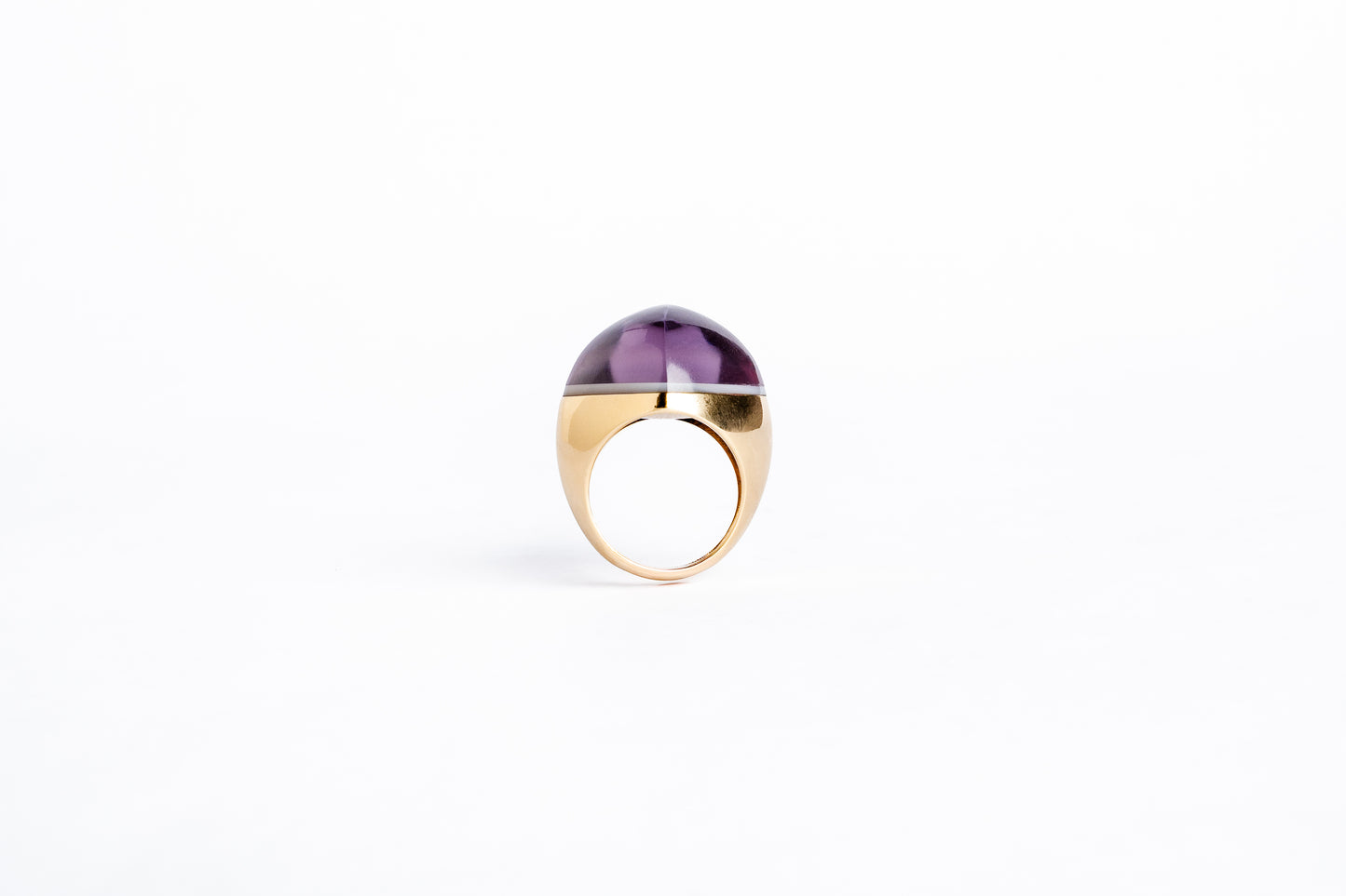 Cabochon Pyramid Ring