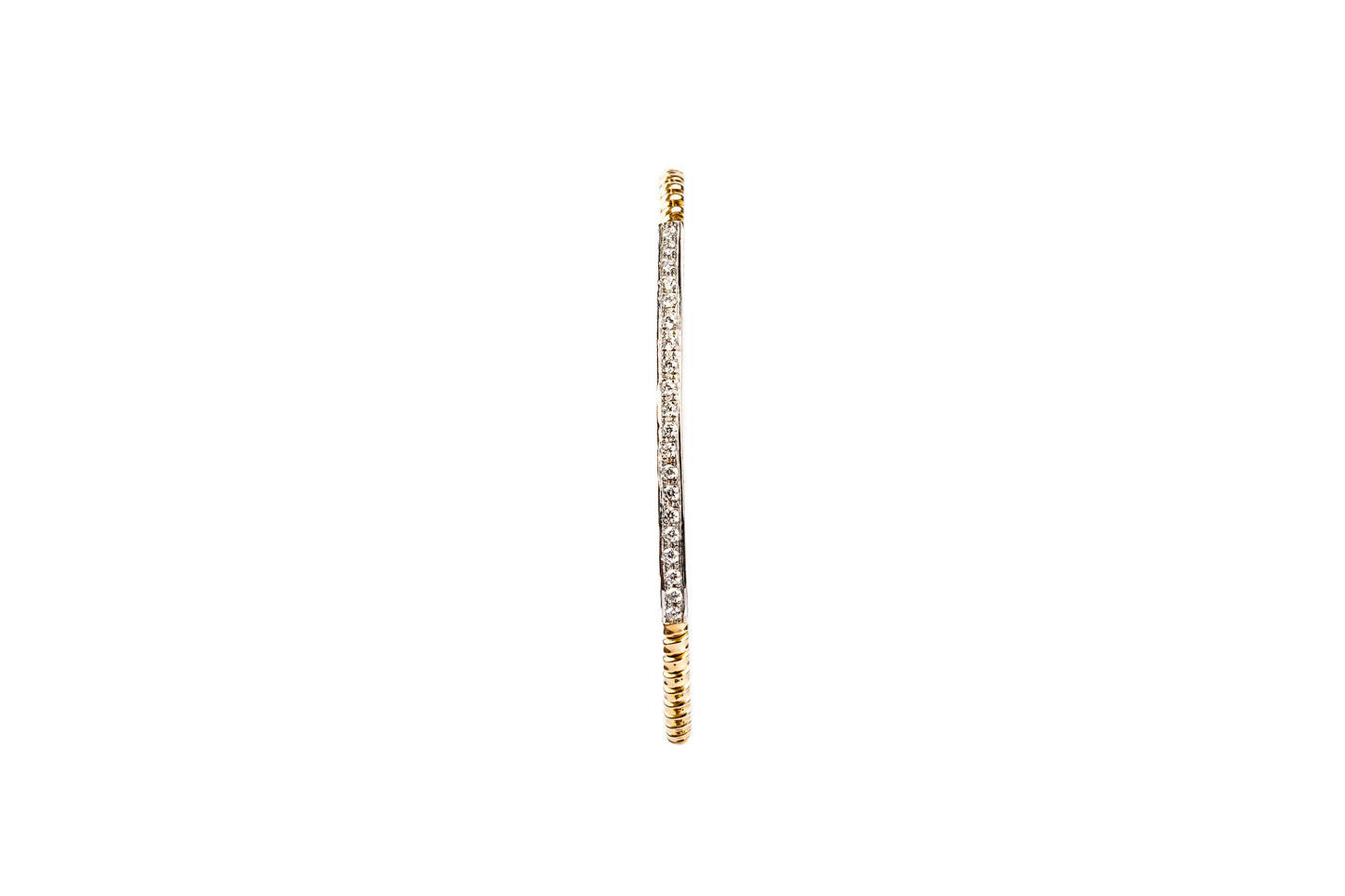 Tubogas Row Diamond Bracelet