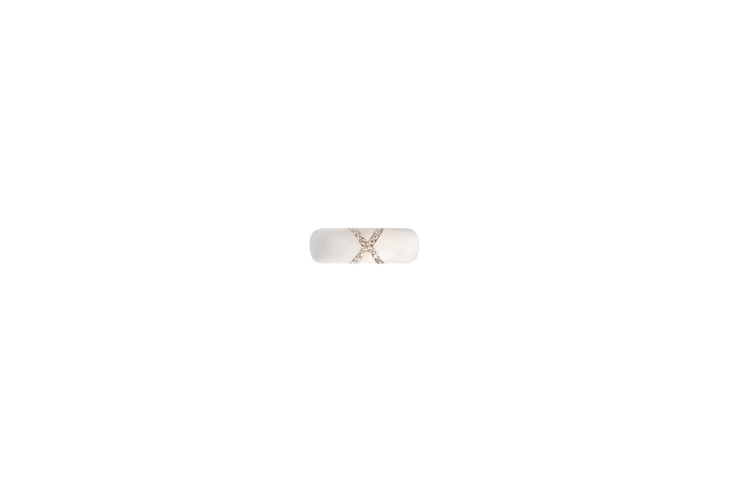 X Enamel Stacking Rings