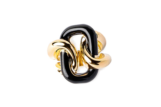 Enamel Buckle Ring