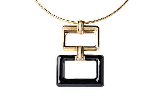 Enamel Groumette Pendant