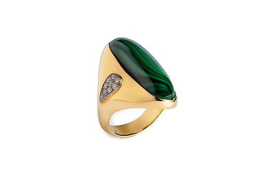 Malachite Cocktail Ring