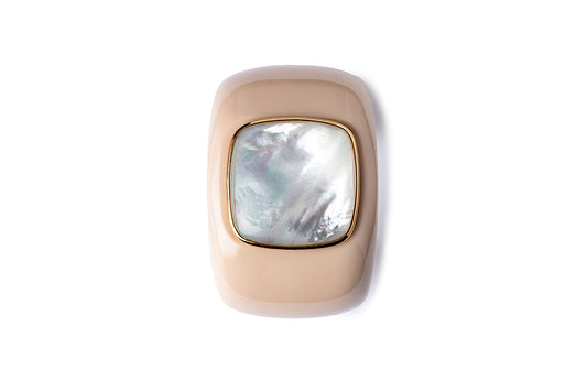 Pearl Bakelite Cuff