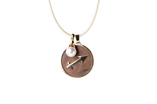Large Rosewood Horoscope Pendants