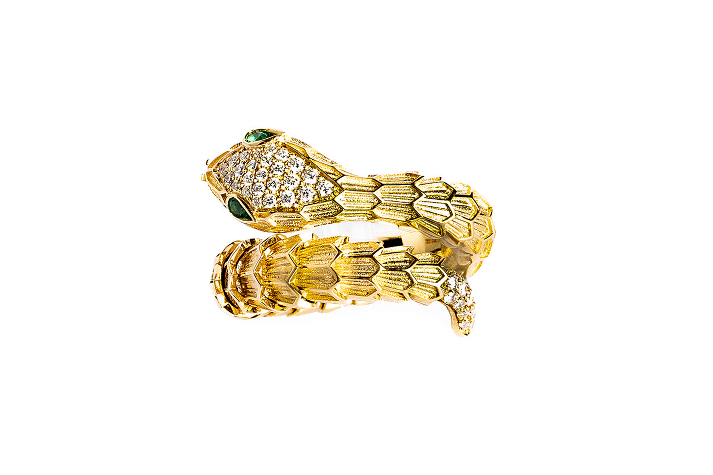 Serpent Enamel Ring