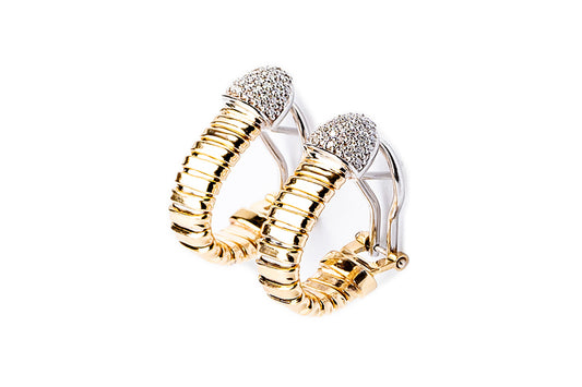 Tubogas Everyday Earring with Diamonds