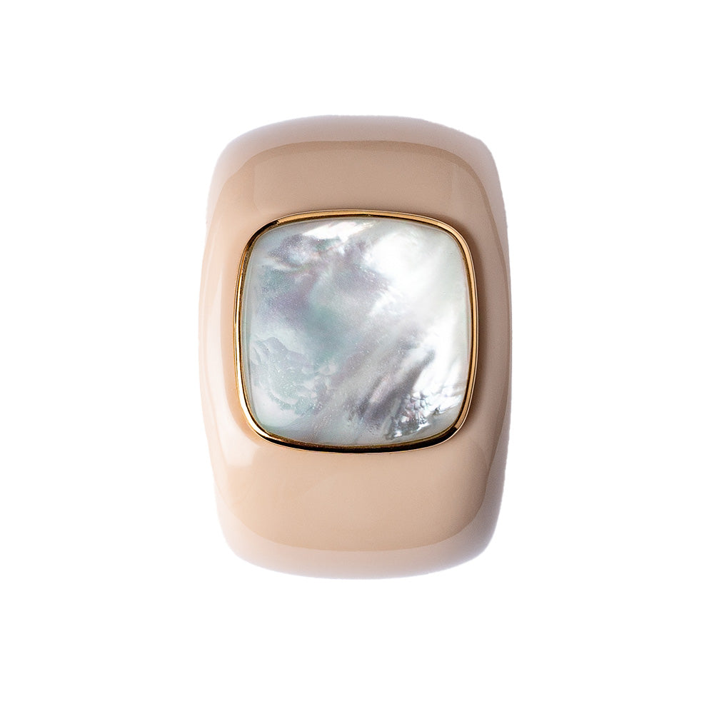 Pearl Bakelite Cuff
